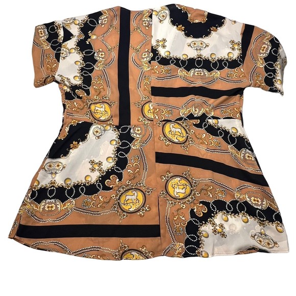 BooHoo Womens Dress Size 20 Multicolor Floral Plunge Neckline Kimono Sleeves - Picture 2 of 14